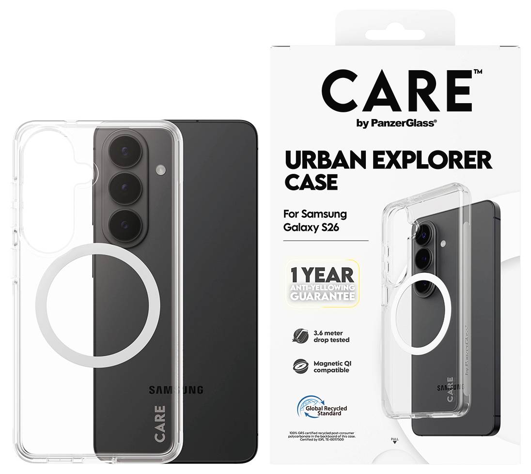 PanzerGlass CARE Urban Explorer zadní kryt na mobil Samsung Galaxy S26 transparentní 1552552 CR14939-4