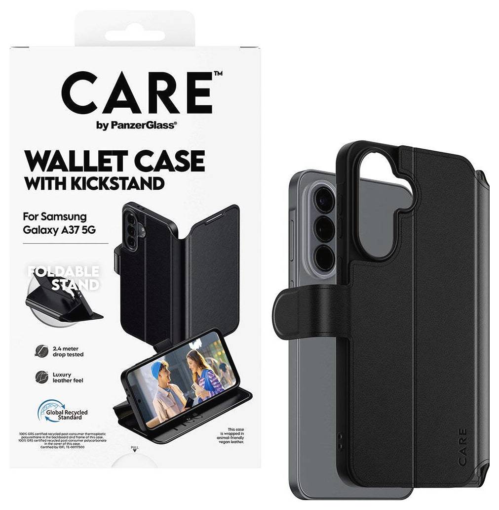 PanzerGlass CARE Booklet Samsung Galaxy A37 černá stojící CR56909-4