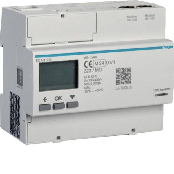 Hager ECA312D Elektroměr digitální 1 ks