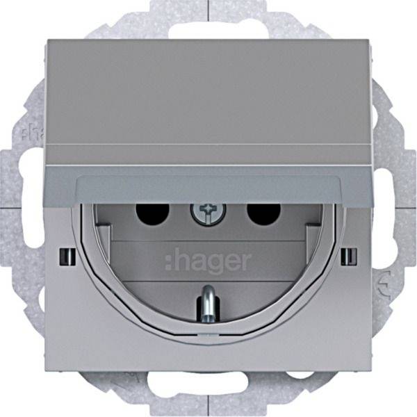 Hager Schuko zásuvka titan WAS1213TA 1 ks-0