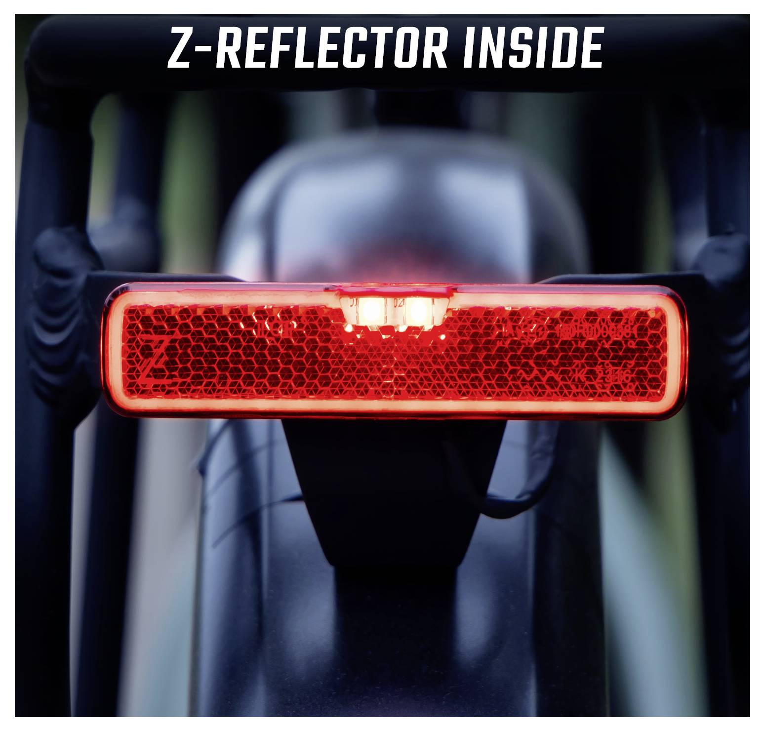 Sigma sada zpětných světel na kolo EOX RL RACK BRAKE w/fixing material LED přes palubní síť-6