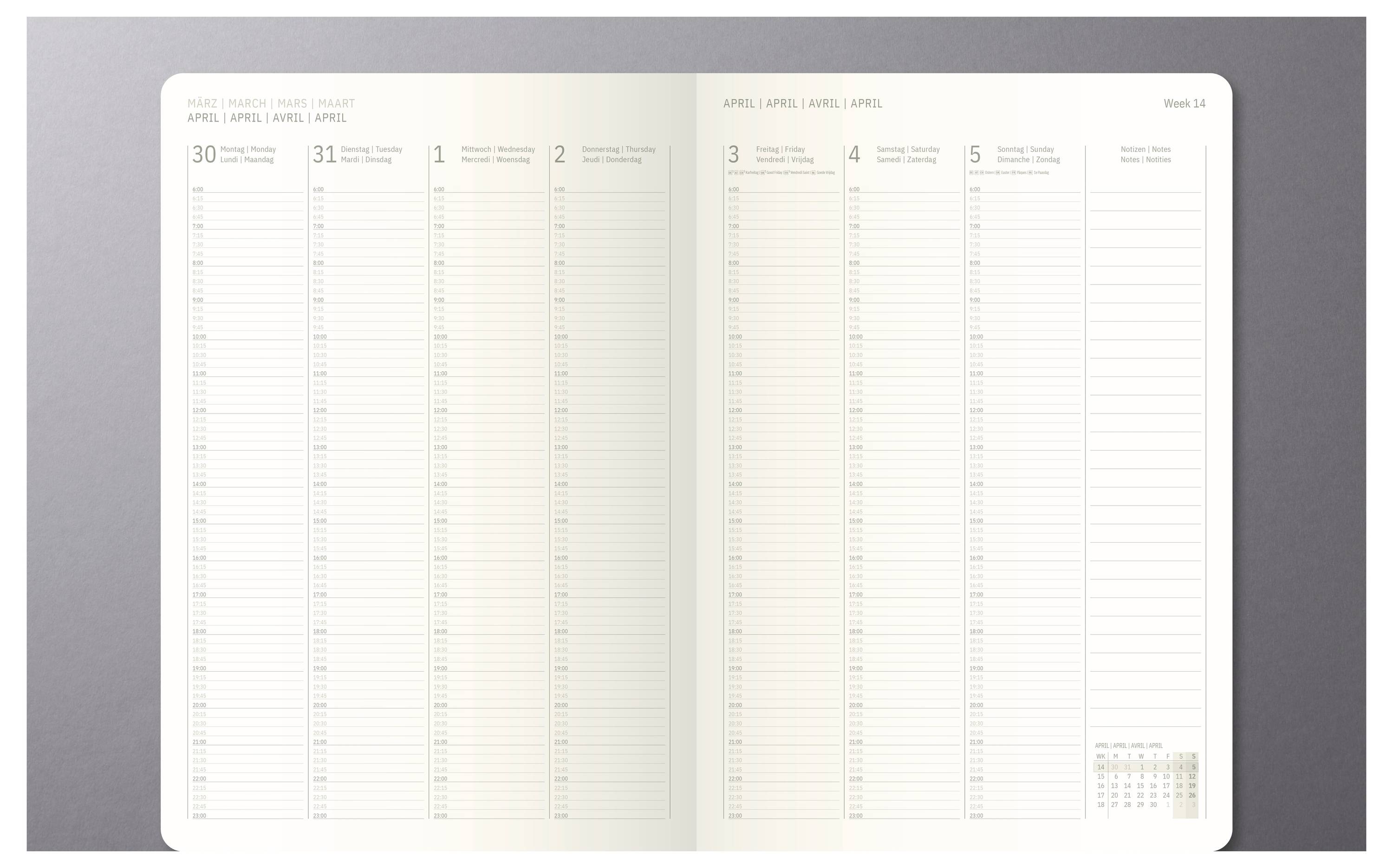 Sigel týdenní kalendář Conceptum C2718 DIN A4+ Barva vazby: černá 1 ks 192 Seiten-1