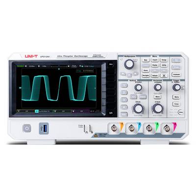 Uni-T UPO1204 digitální osciloskop 200 MHz, 2 GSa/s, 56 Mpts, 8 Bit, 1 ks, 181100200075X-0