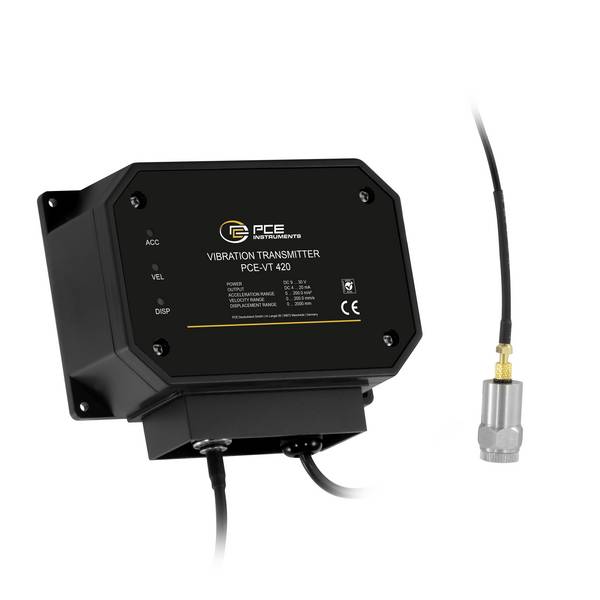 PCE Instruments Snímač vibrací PCE-VT 420 9 - 30 V/DC 0.0005 do 0.1999 G 0,0005 … 0,1999 m/s 1 ks