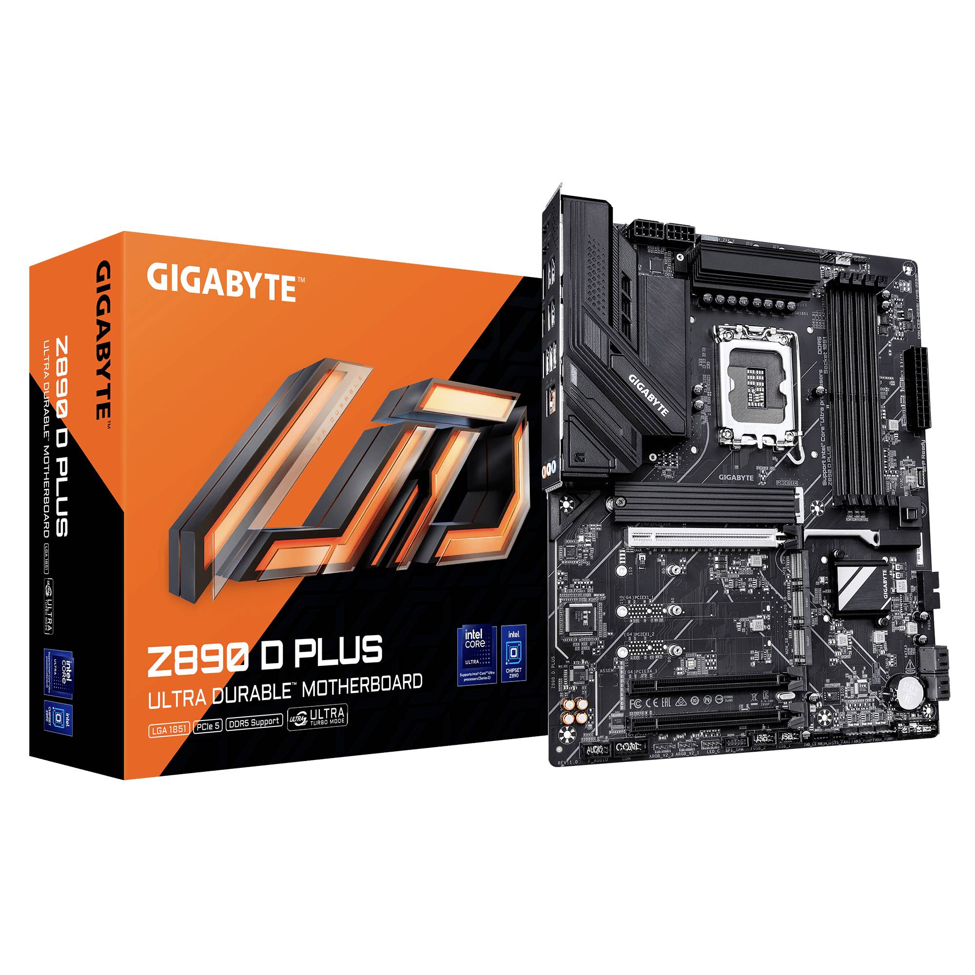 Gigabyte Z890 D PLUS LGA1851 Základní deska Tvarový faktor ATX-0
