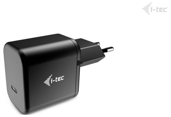 i-tec 65W USB-C GaN Charger nabíjecí adaptér, 65 W, černá-1