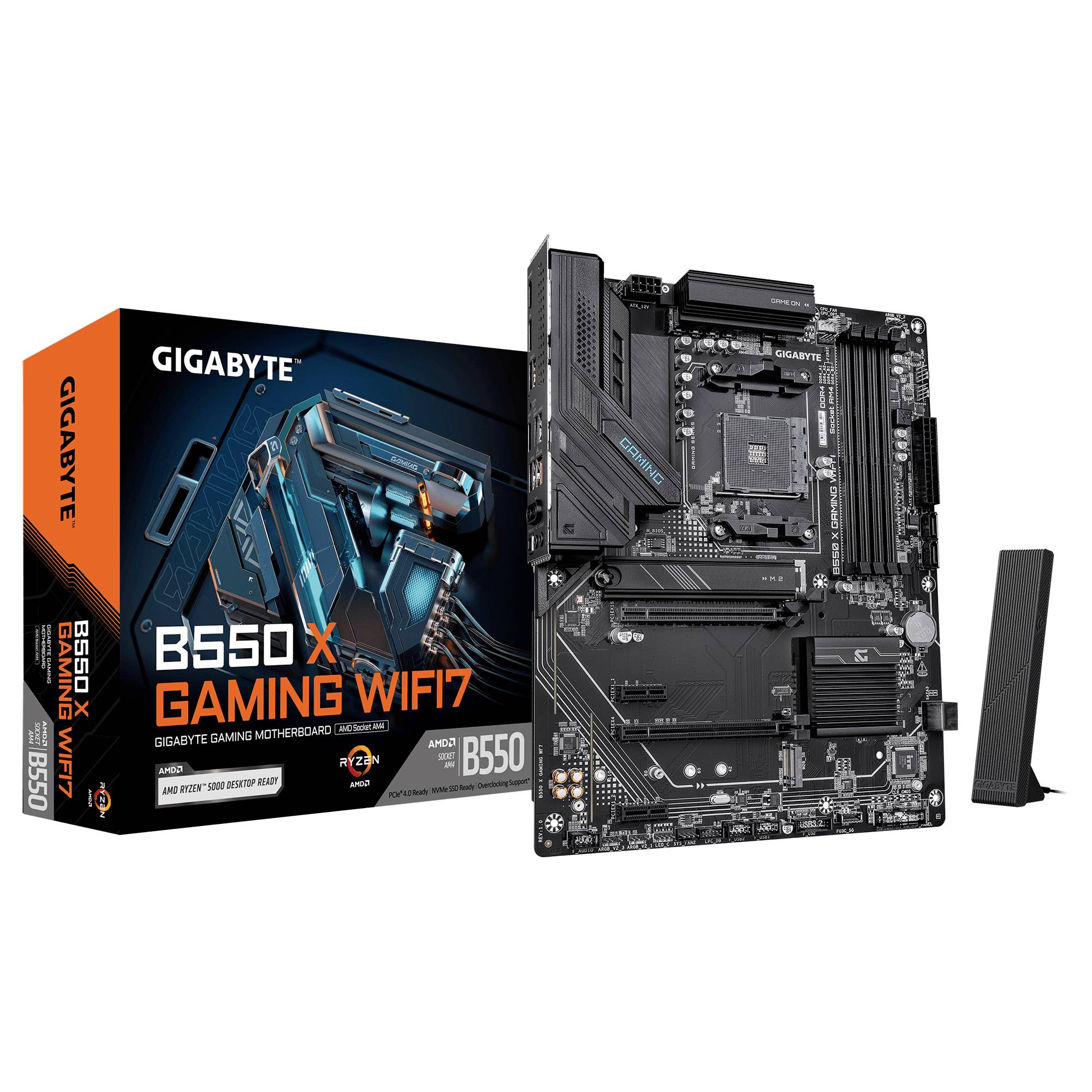 Gigabyte B550 X GAMING WIFI7 AM4 4xDDR4 Základní deska Socket (PC) AMD AM4 Tvarový faktor ATX-0