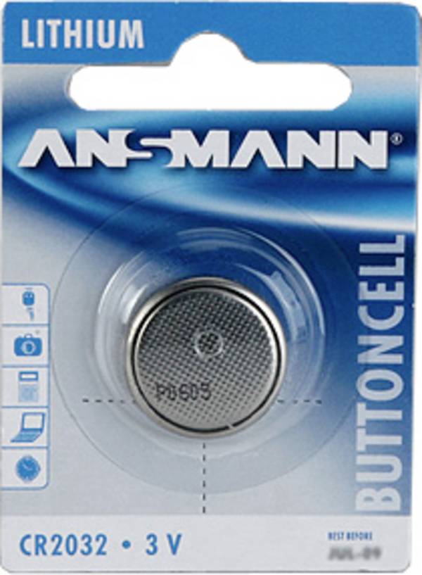 Ansmann knoflíkový článek CR 2032 3 V 1 ks 230 mAh lithiová