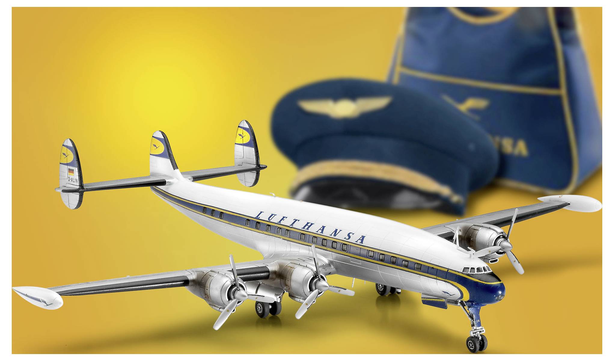 Revell 03745 Lockheed L-1049G Super Constellation model letadla, stavebnice 1:144-5
