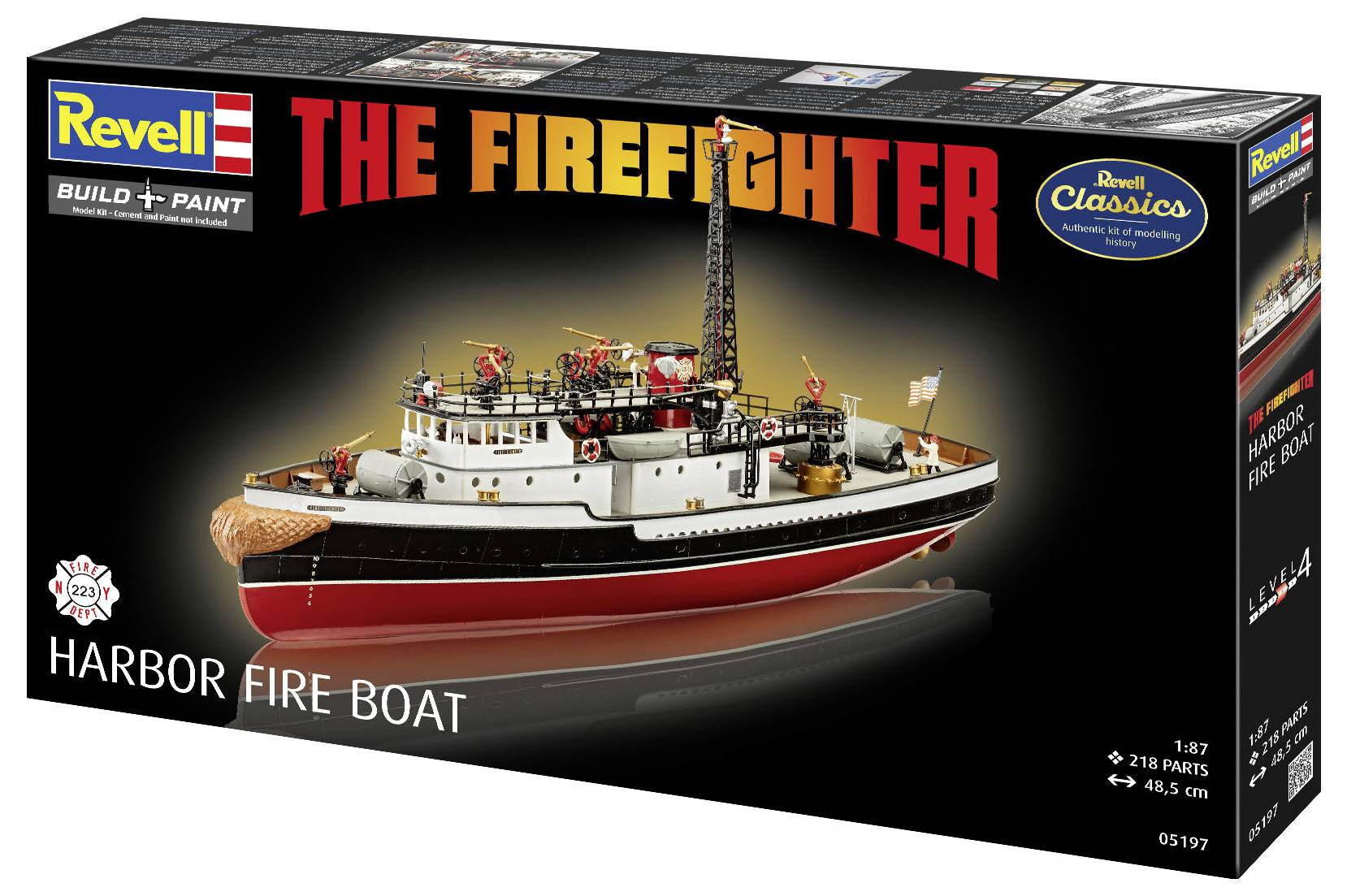Revell 05197 "The Firefighter" model lodi, stavebnice 1:87-10