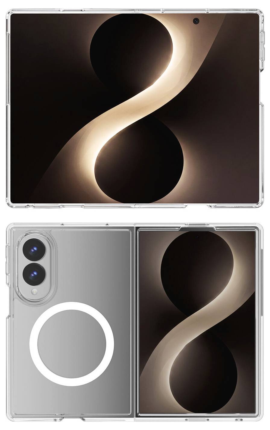4Smarts 360° Protection Se Pouzdro + sada ochranného skla Samsung Galaxy Z Fold8 transparentní 1552552 541877-1