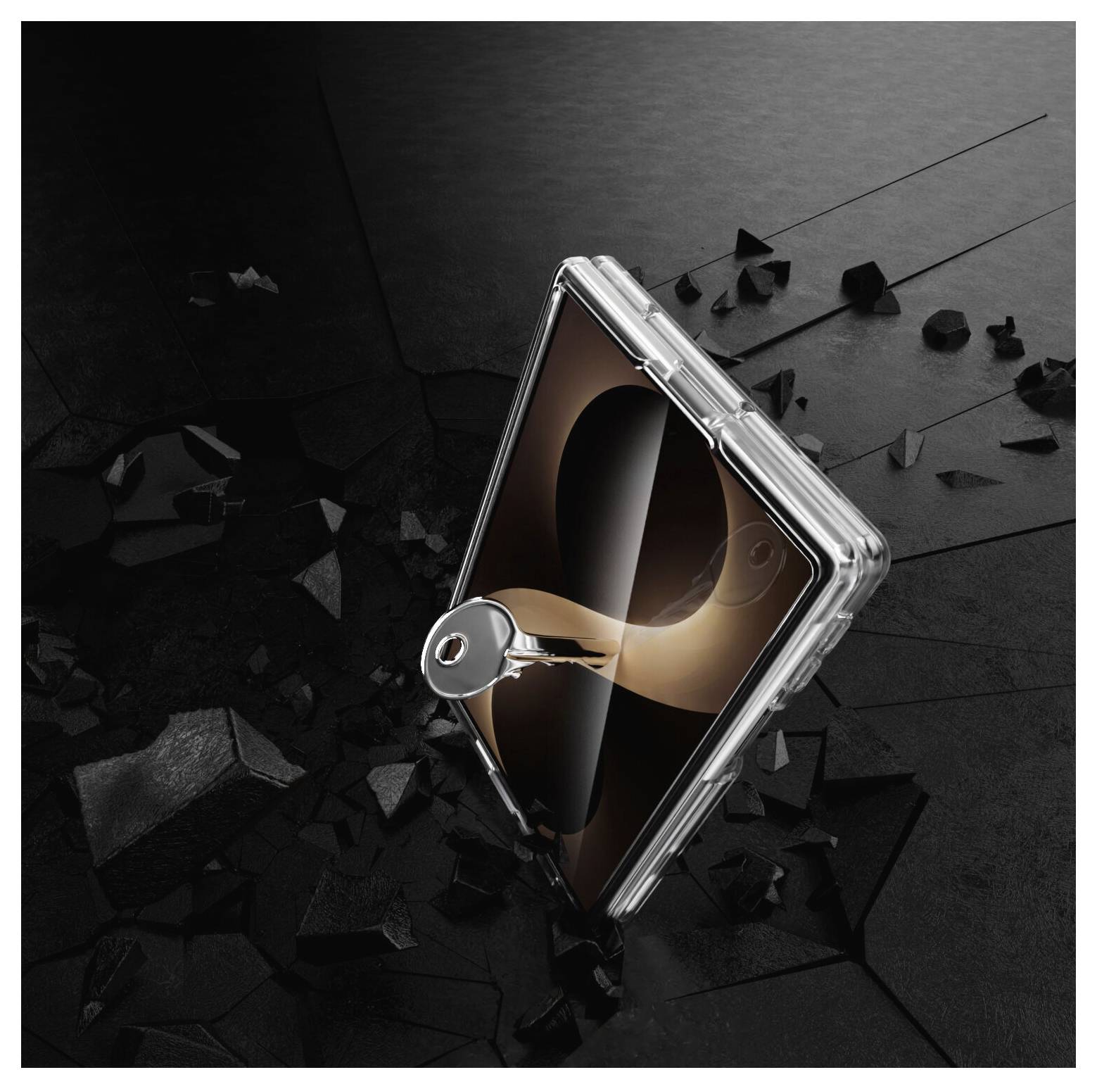 4Smarts 360° Protection Se Pouzdro + sada ochranného skla Samsung Galaxy Z Fold8 transparentní 1552552 541877-3