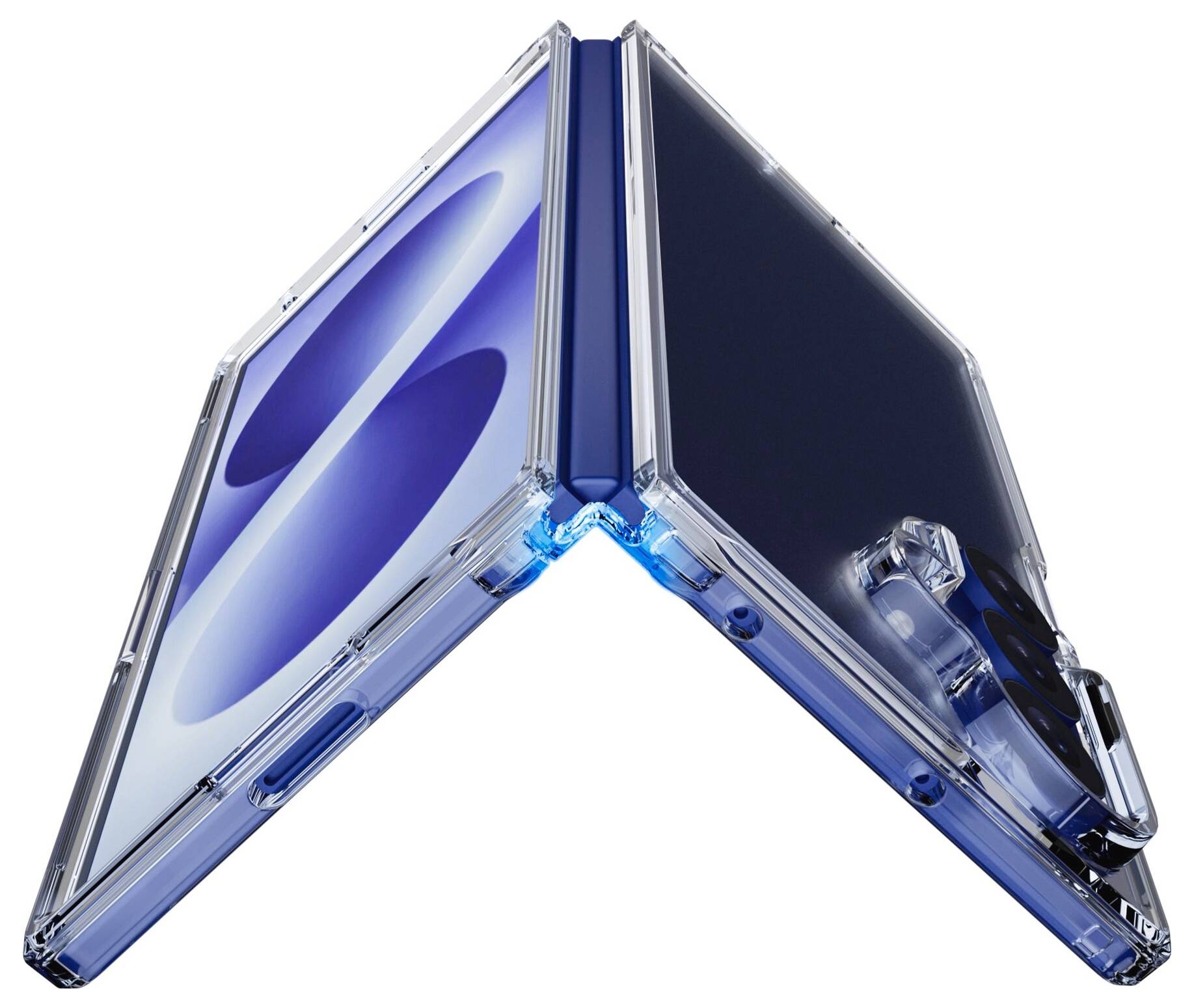 Cellularline Impact Clear Booklet Samsung Galaxy Z Fold 8 transparentní IMPACTCGALZFOLD8T-1