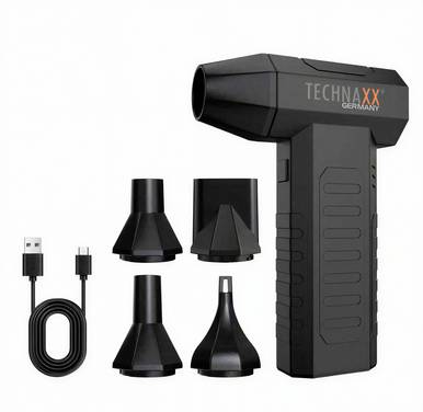 Technaxx 5442 Akumulátorový fukar na prach černá 1 ks