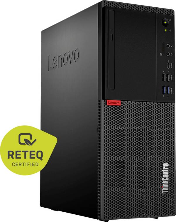 Lenovo ThinkCentre M720T 10SR stolní PC repasované, stav velmi dobrý Intel® Core™ i5 9400 16 GB   256 GB SSD Intel UHD Graphics 630 Windows® 11 Home