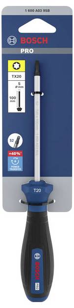 Bosch Professional PRO Schraubendreher TX20 x 100 mm TX šroubovák Velikost šroubováku TX 20 Délka dříku: 100 mm 1 ks-1