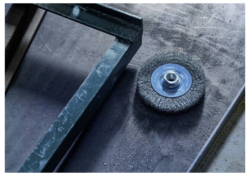 Bosch Accessories Brusný kartáč Metal clean, 115 x 0,3 mm, M14, vlnitý 2608620765 2608620765 1 ks-7