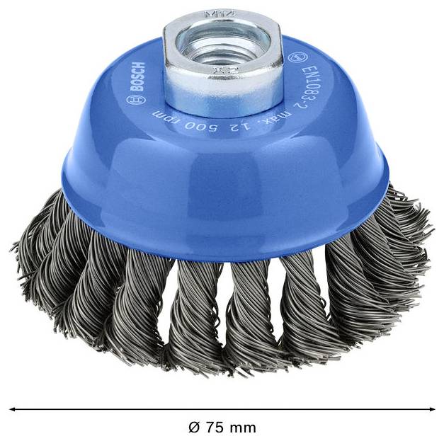 Bosch Accessories Miskový kartáč Metal heavy, 75 x 0,5 mm, M10, tepelně neopracované 2608620760 2608620760 1 ks-3