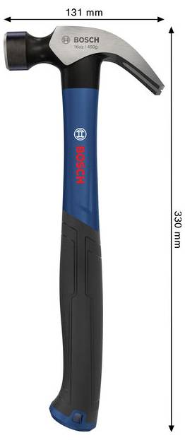 Bosch Professional 1600A03AK7 1600A03AK7 Tesařské kladivo 330 mm 1 ks-3