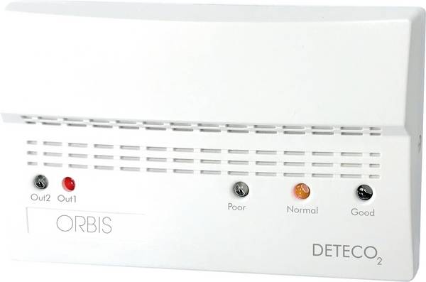 ORBIS Zeitschalttechnik CO2-Melder Měřicí přístroje CO2, 0 - 2000 ppm, bez certifikátu