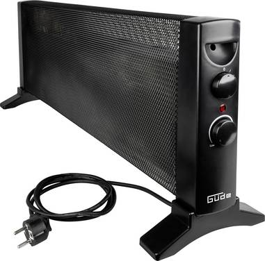 GÜDE 85174 sálavý přímotop, 15 m³, 1200 W, černá