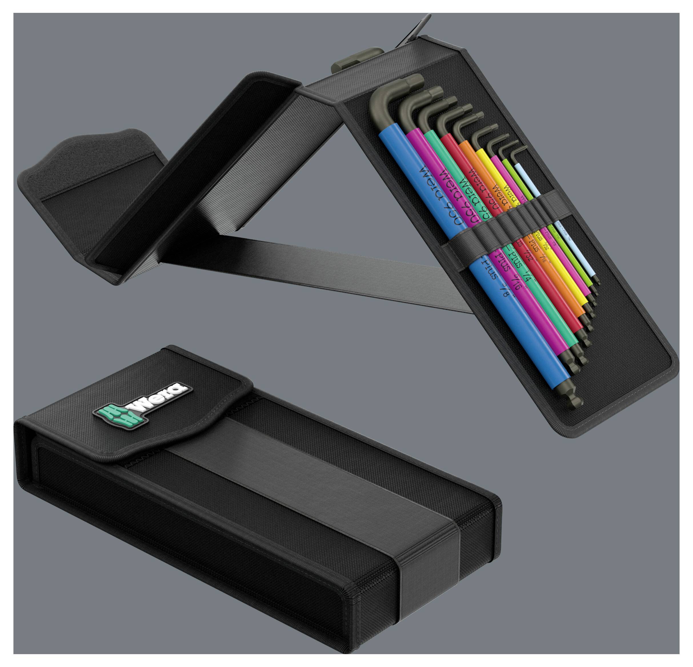 Wera Hex-Plus Set 1 inbus sada klíčů 1.5 mm, 2 mm, 2.5 mm, 3 mm, 4 mm, 5 mm, 6 mm, 8 mm, 10 mm-24