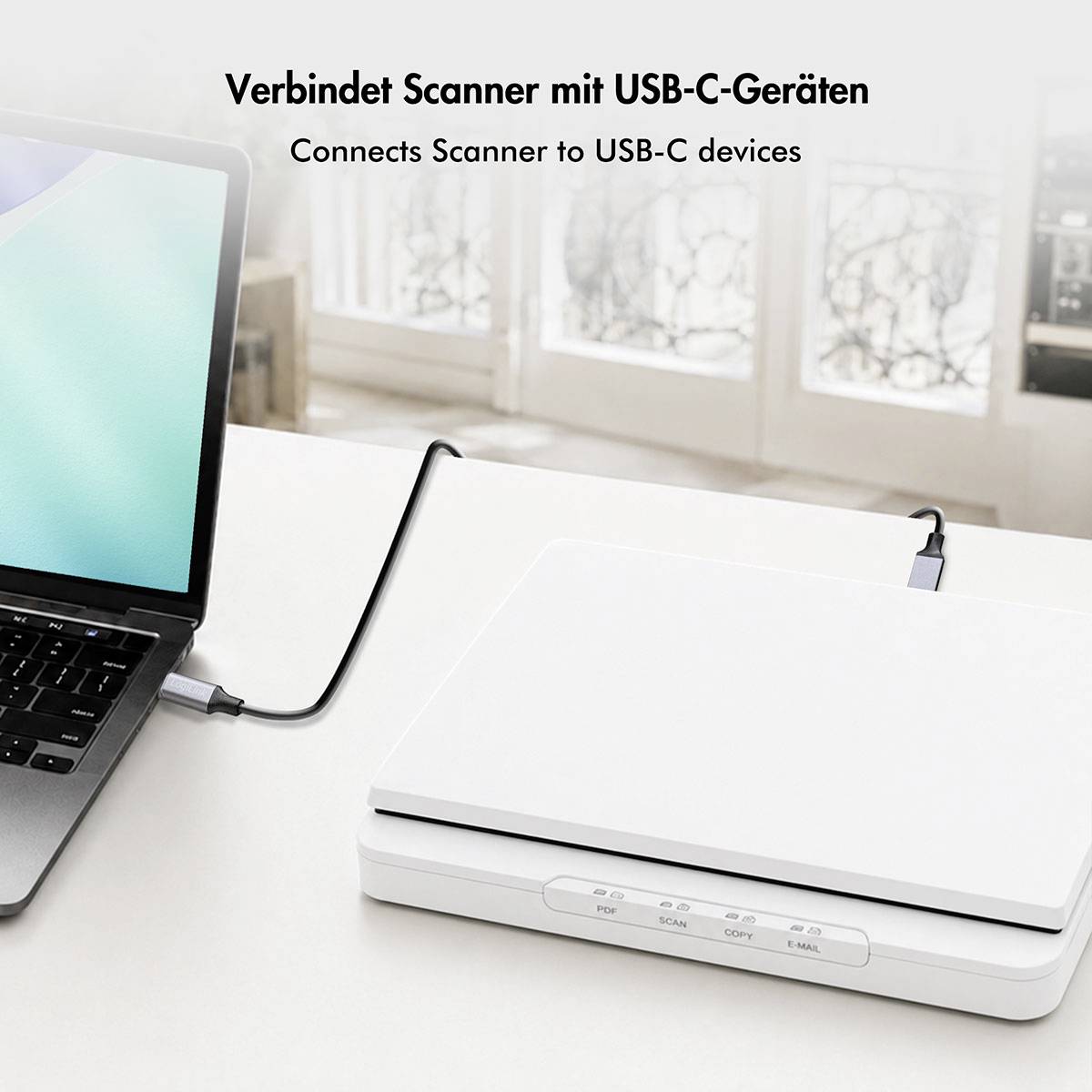LogiLink Kabel USB-C USB 2.0 USB-C ® zástrčka, USB-B zástrčka 2.00 m černá CU0515-3