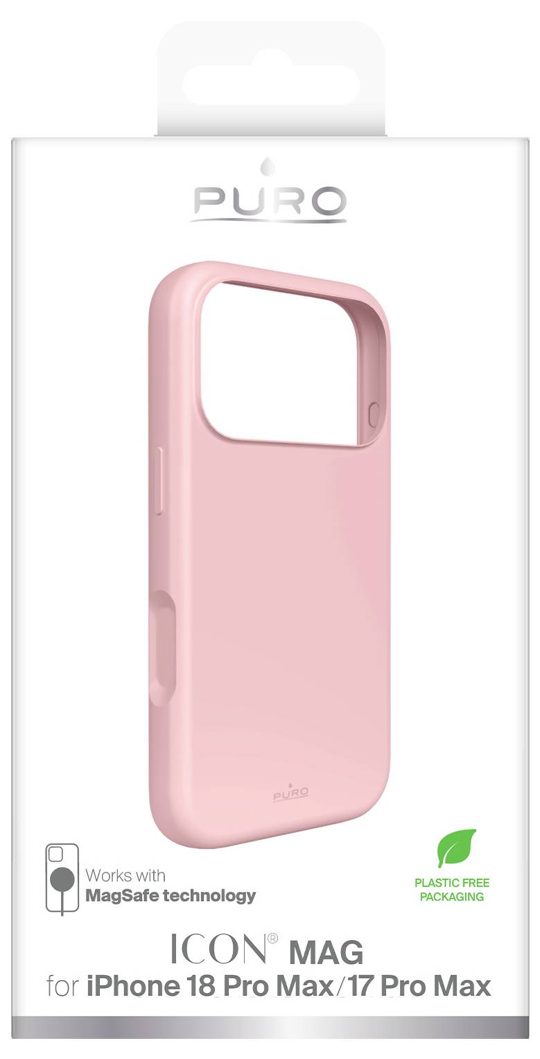 sbs mobile Icon Mag zadní kryt na mobil Apple iPhone 18 Pro Max, iPhone 17 Pro Max růžová PUIPC18P69ICONMPINK-1