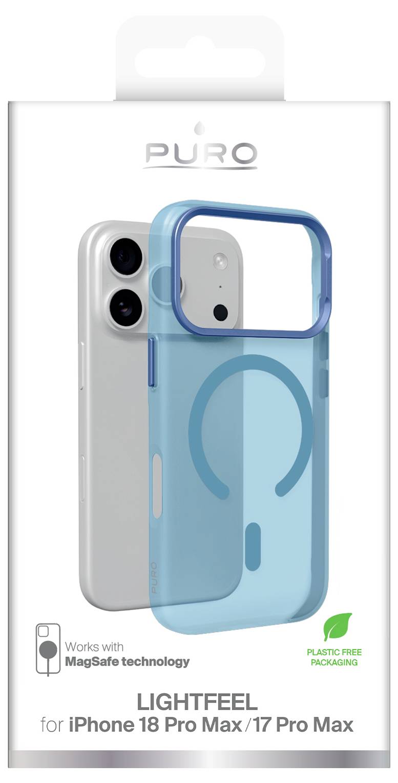 sbs mobile Lightfeel zadní kryt na mobil Apple iPhone 18 Pro Max, iPhone 17 Pro Max modrá PUIPC18P69HAZEMAZZ-1