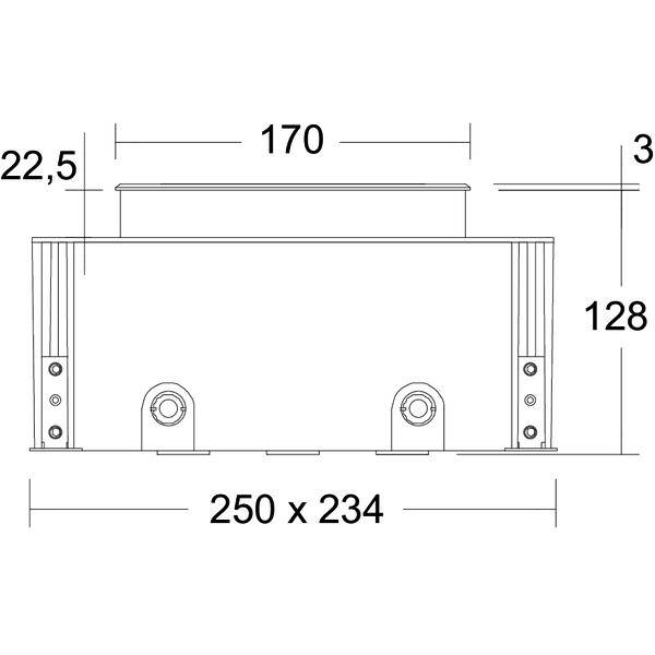 Brumberg 14667223 LED vestavné svítidlo žádná LED 12 W nerezová ocel-4