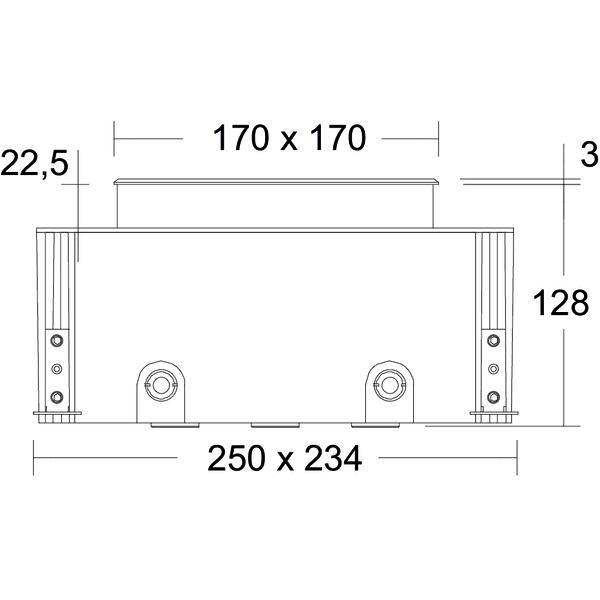Brumberg 14676223 LED vestavné svítidlo žádná LED 12 W nerezová ocel-4