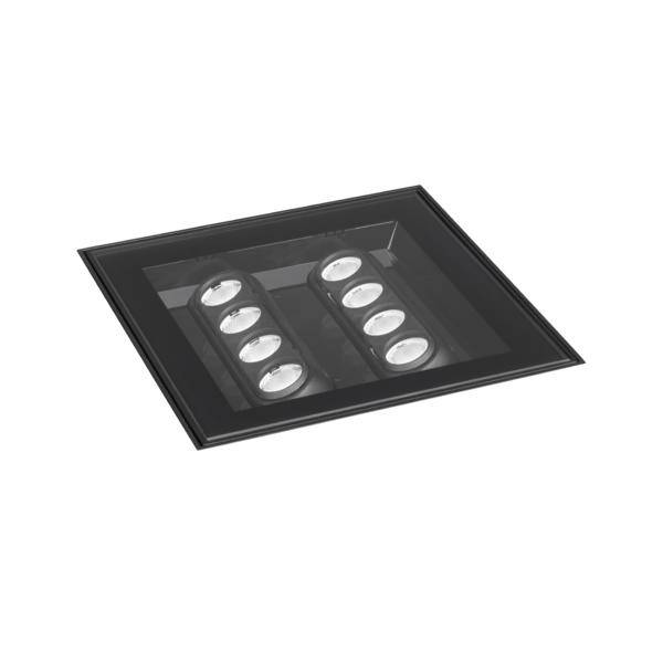 Brumberg 14696083 LED vestavné svítidlo žádná LED 12 W černá-0