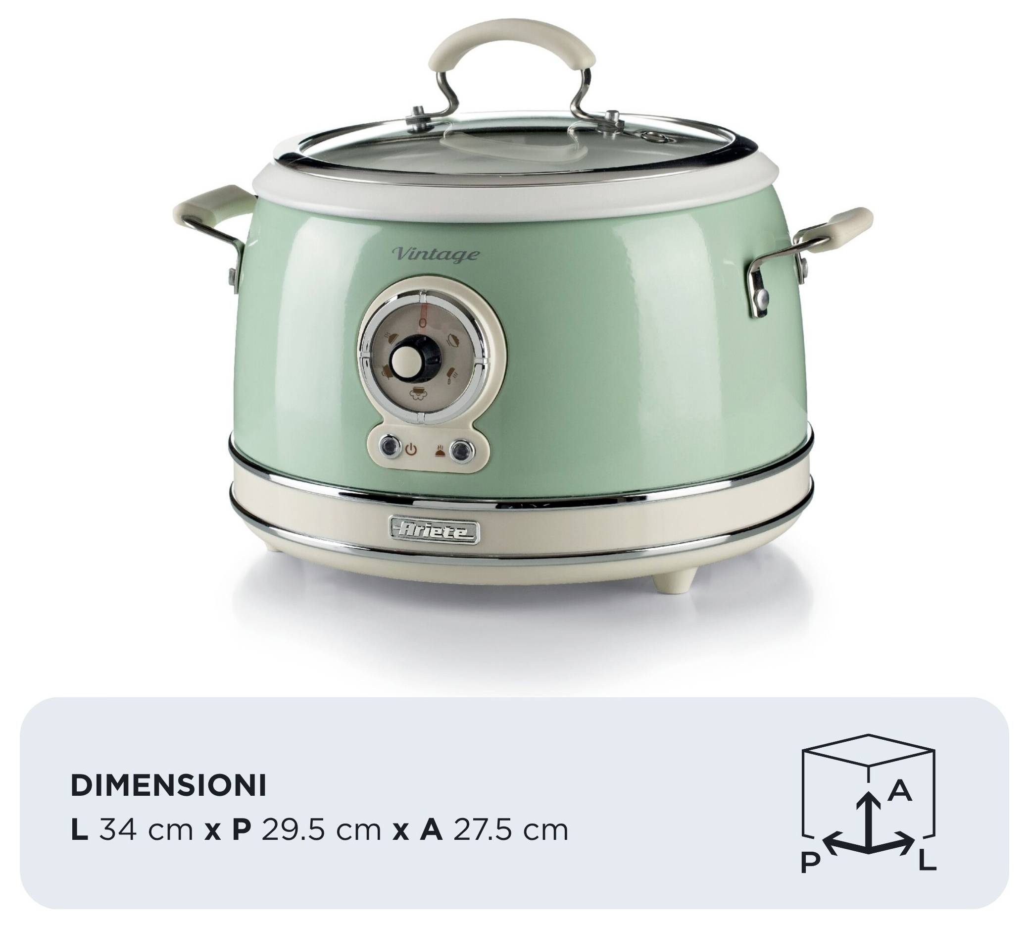 Ariete 00C290404AR0 multifunkční vařič zelená-7