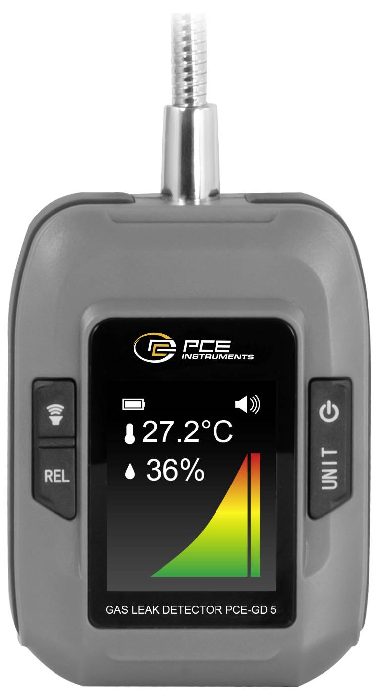 PCE Instruments PCE-GD 5 detektor úniku plynu, 0, -40 - 100, 80 % rF, °C, externí senzor, bez certifikátu-1