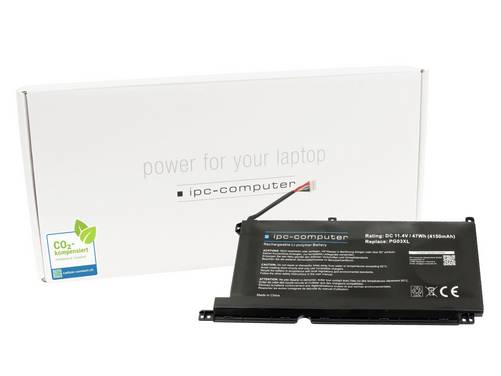 ipc-computer akumulátor do notebooku Akku PG03XL REPLACE 11.40 V 4150 mAh IPC-Computer