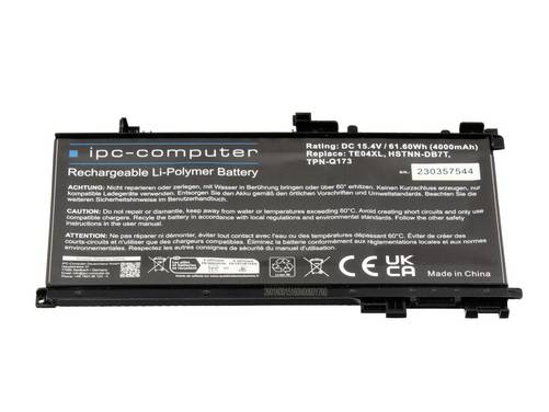 ipc-computer akumulátor do notebooku Akku TE04XL REPLACE 15.40 V 4000 mAh IPC-Computer