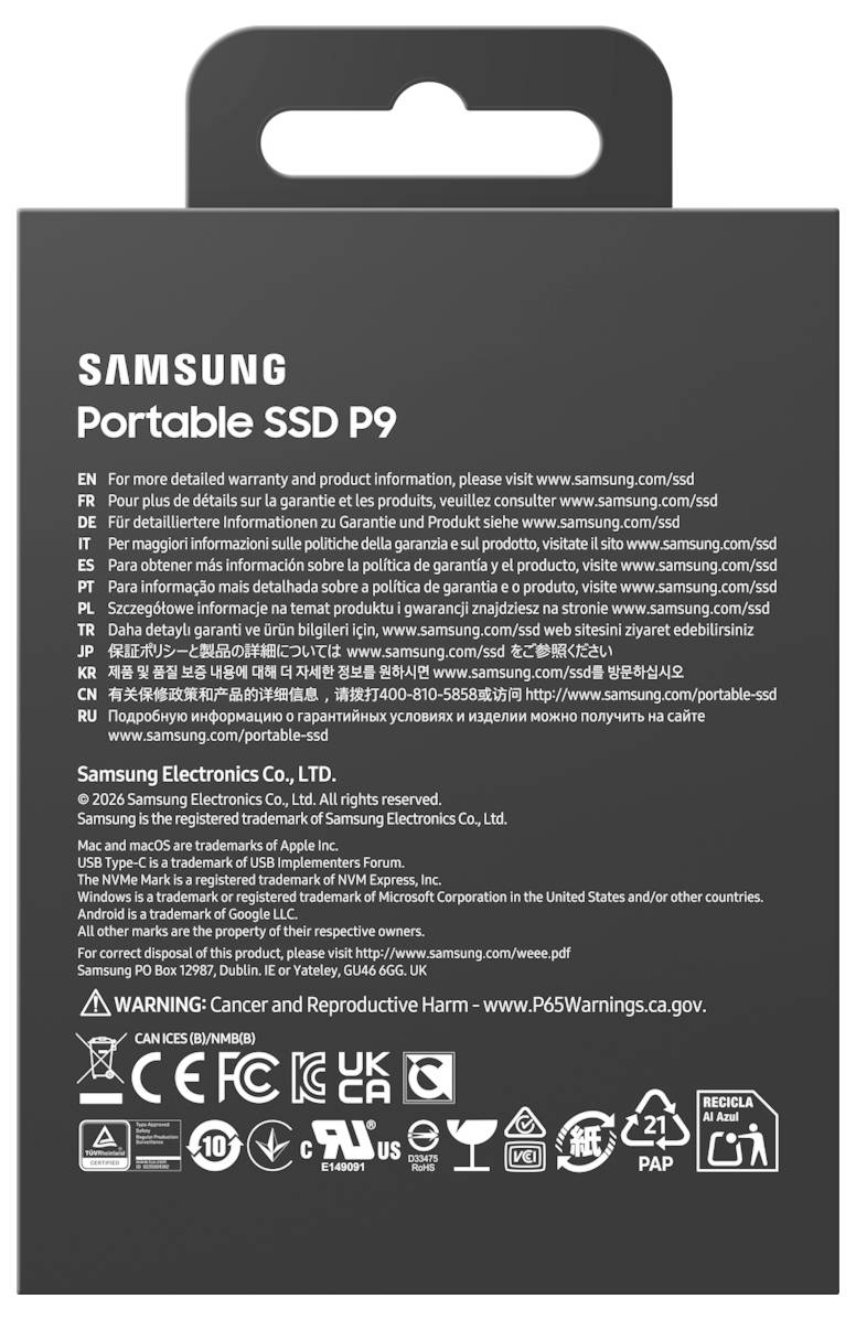 Samsung 1 TB, externí SSD disk, USB-C™ (USB 3.2 Gen 2), černá-17