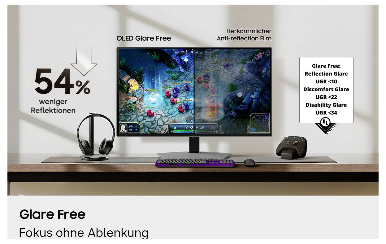 Samsung Odyssey OLED G8 OLED monitor 81.3 cm (32 palec)3840 x 2160 Pixel, 16:9, 0.03 ms, OLED-21