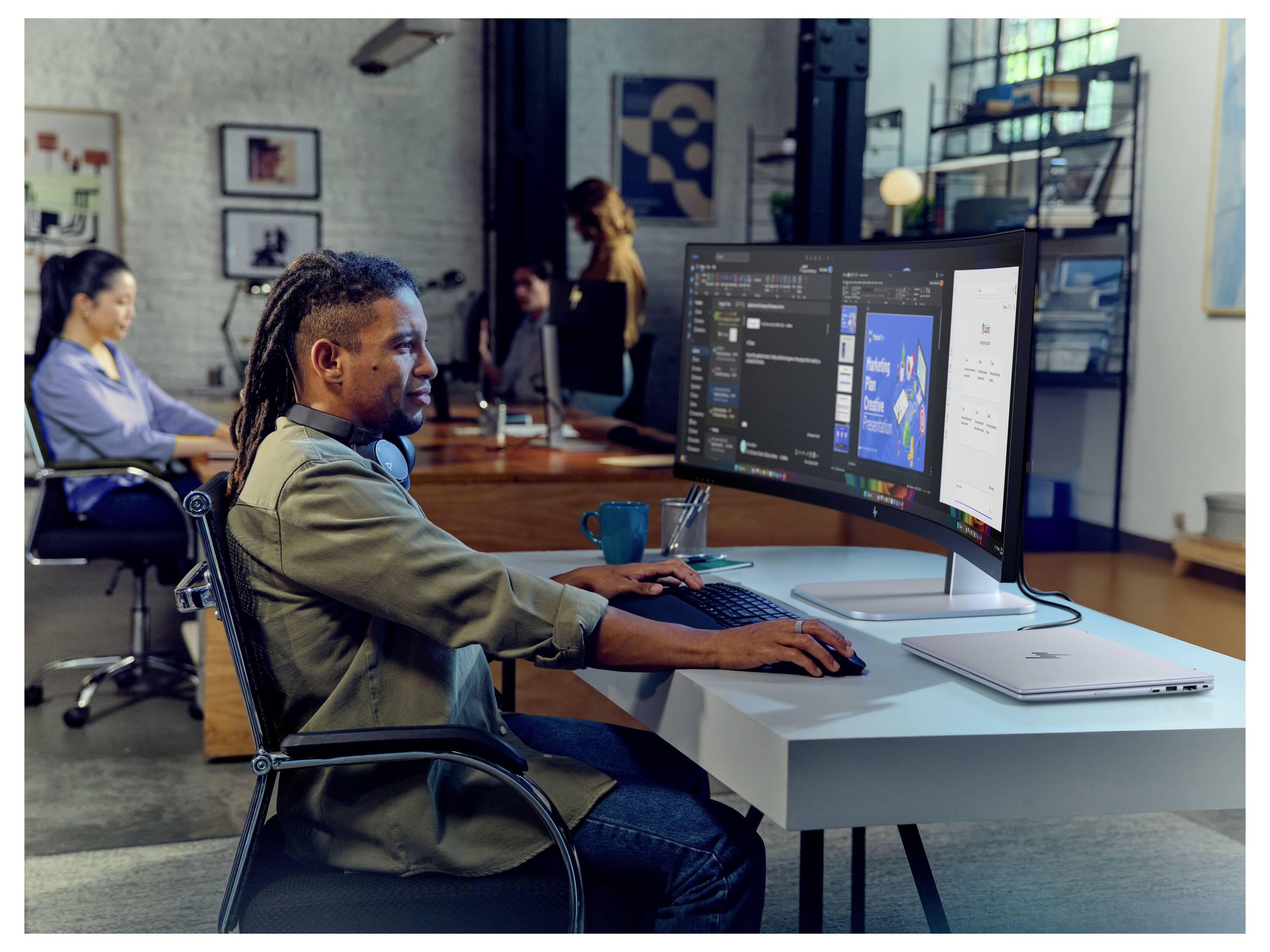 HP S5 Pro 549pm LCD monitor 124.5 cm (49 palec)5120 x 1440 Pixel, 32:9, 5 ms, VA LCD-10