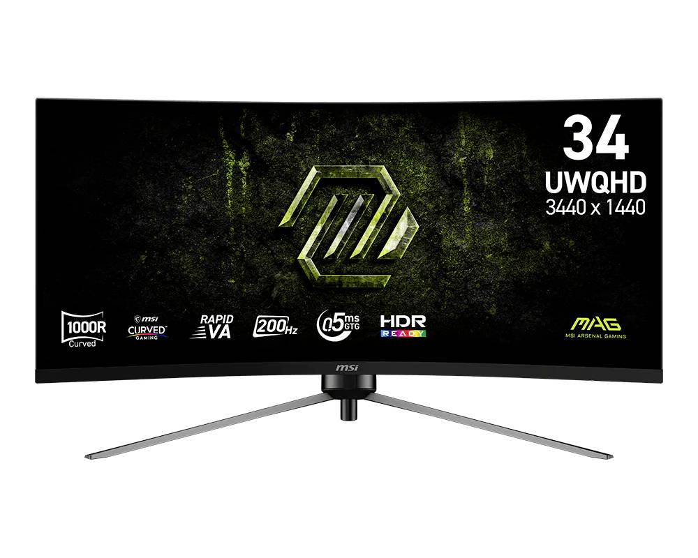 MSI MAG 345CQRF E20 herní monitor 86.4 cm (34 palec)3440 x 1440 Pixel, 21:9, 0.5 ms-0