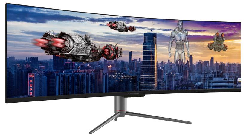 LC Power herní monitor 124.5 cm (49 palec)5120 x 1440 Pixel, 32:9, 6 ms-1