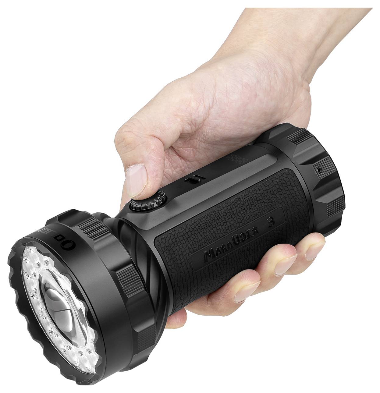 OLight Marauder 3 13637 kapesní svítilna IPX8 (vodotěsné), s brašnou, s USB rozhraním 840 g-10