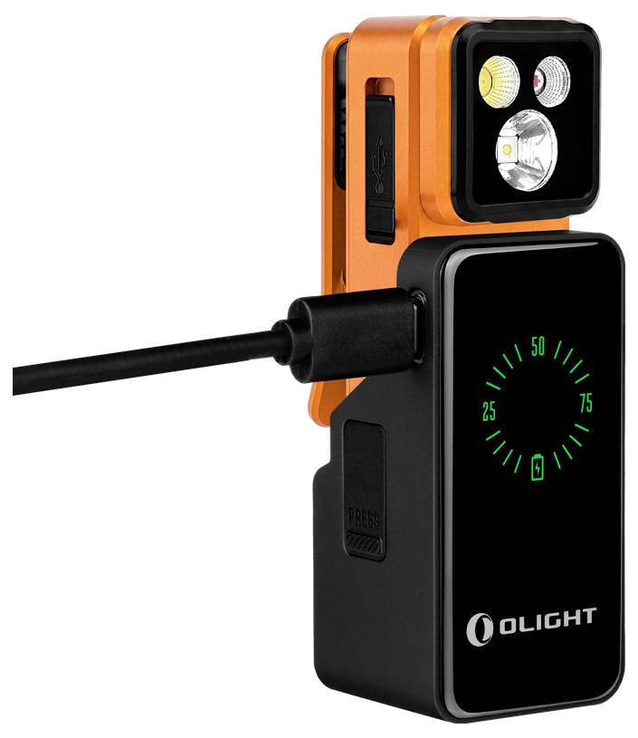 OLight Oclip 2 Pro Premium 13644 kapesní svítilna s klipem na opasek napájeno akumulátorem 144 h-1
