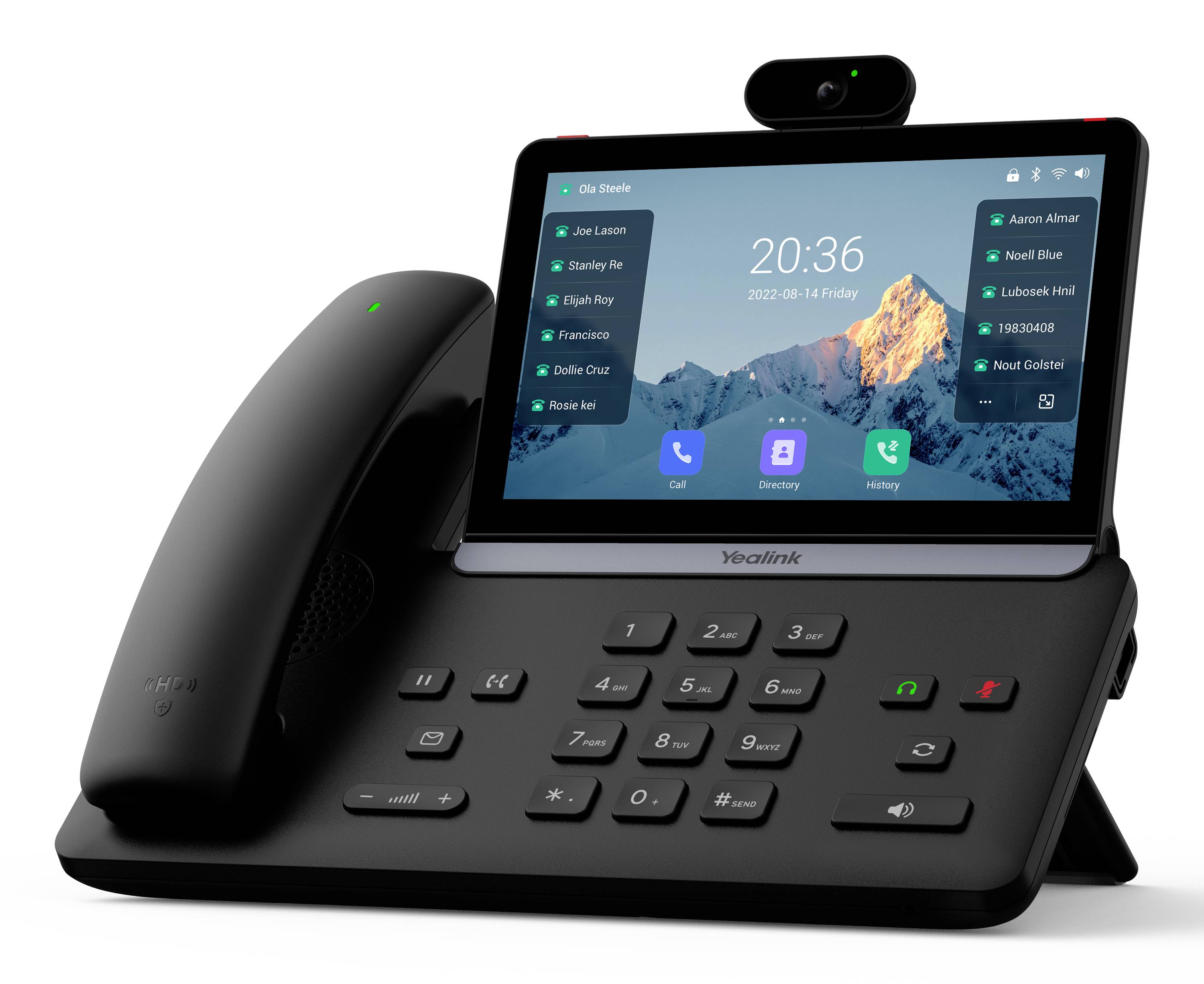 Yealink SIP-T88V Pro systémový telefon, VoIP černá-2