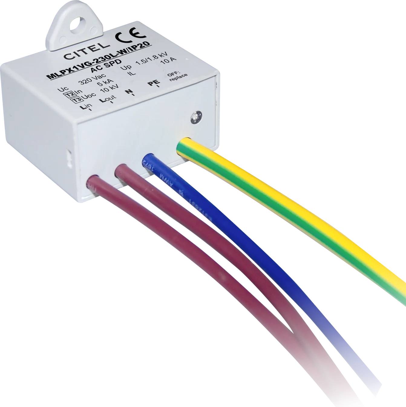 Citel MLPX1VG-230L-W modul s přepěťovou ochranou 1 ks