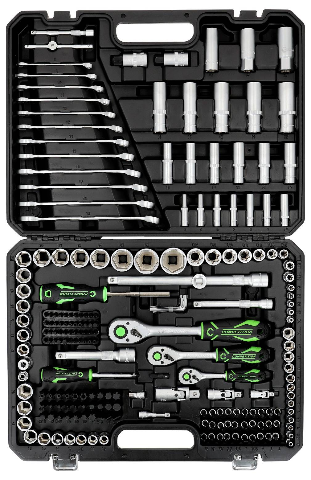 KS Tools COMPETITION sada nástrčných klíčů, 1/2" , 1/4" , 3/8" , 512.1216-2