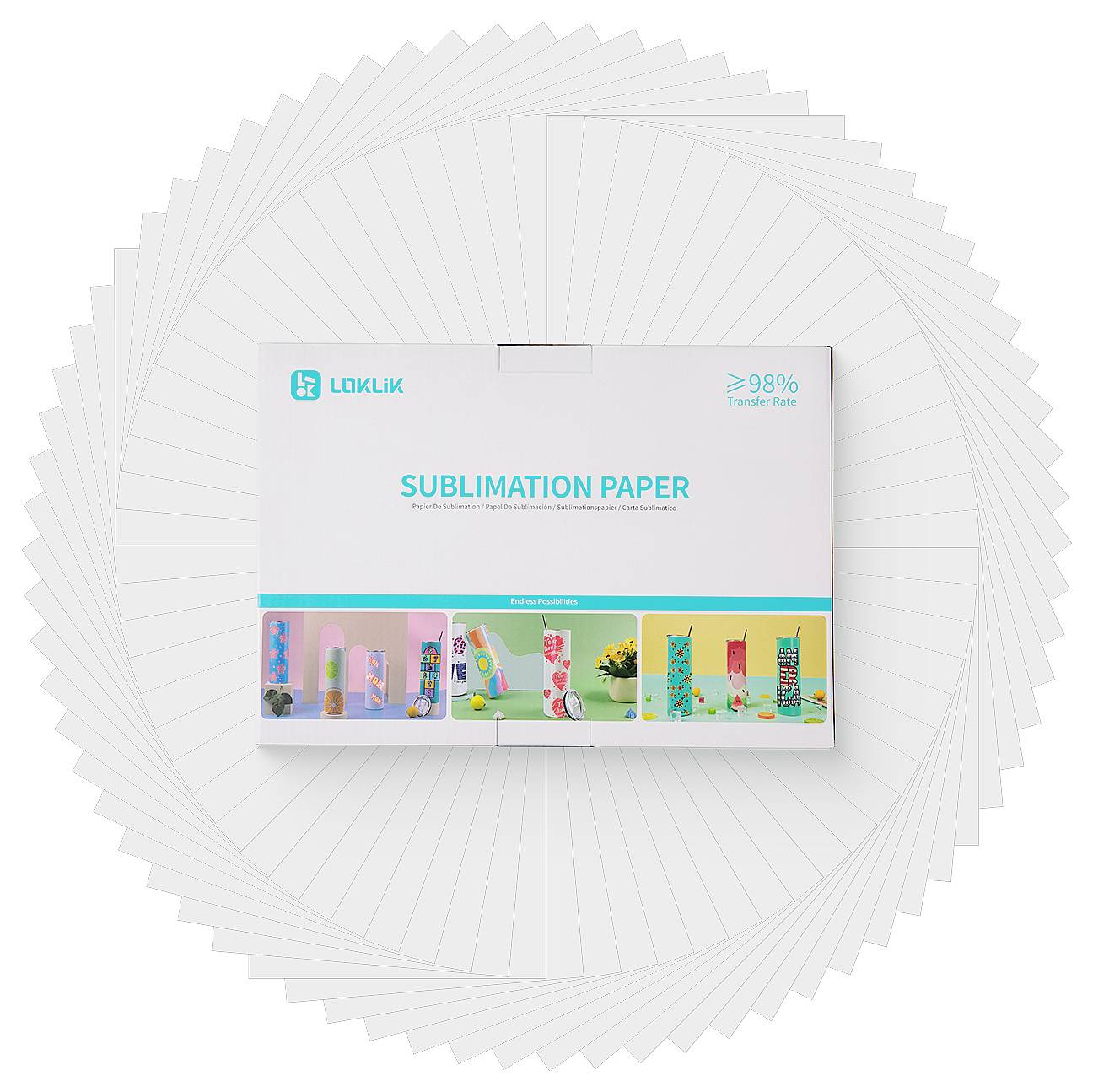 Loklik BG-RSHZ-0041-US-L-B2B Papír bílá-4
