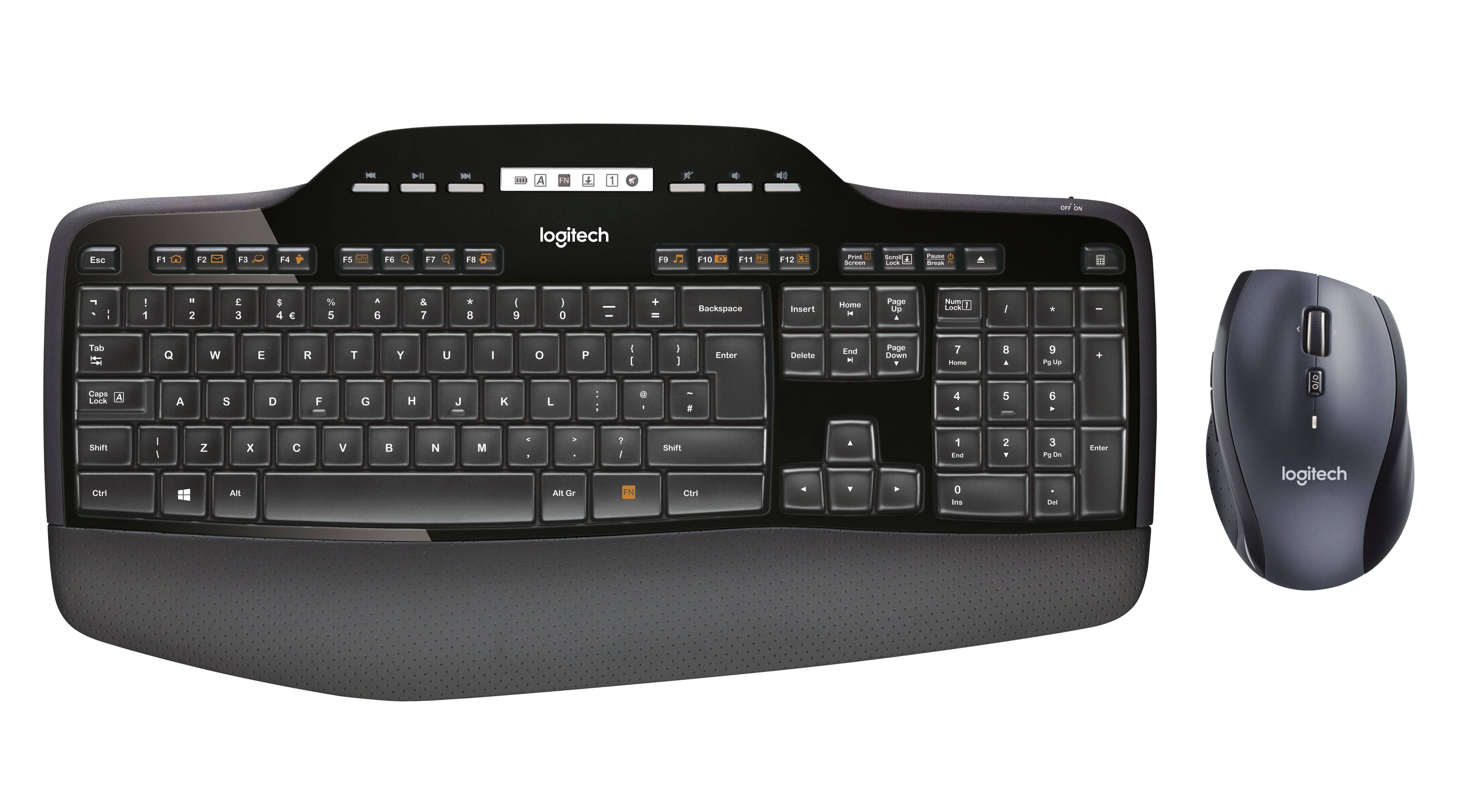 Logitech MK710 bezdrátový sada klávesnice a myše anglická, QWERTY