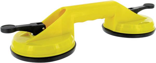 Toolland 5410329375294 Dvojitá přísavka barva: žlutá Max.nosnost 60 kg
