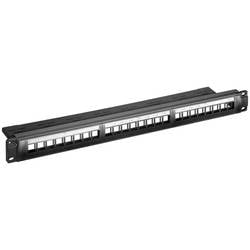 Síťový patch panel Goobay 95743, 24 portů, nevybavený specifikací, 1 U